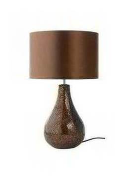 Heart of House Eloise Crackle Table Lamp - Chocolate